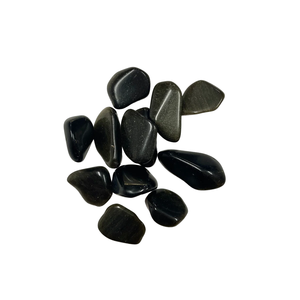 Pierres précieuses naturelles, cristaux de guérison, tailles mélangées, vente en gros, pierres d'obsidienne noire naturelle polies irrégulières en vrac - Product Image 5