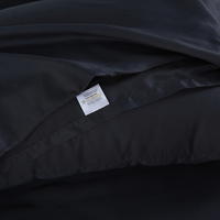 Ensemble de draps plats doux pour lit queen size, couleur personnalisée, respectueux de la peau, en bambou lyocell certifié OEKO-TEX, 300tc