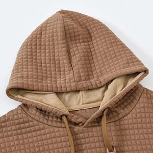 Conjunto de Chándal de Punto Waffle para Mujer 2025, Conjunto de Salón de Alta Calidad con Logotipo Personalizado, Conjunto de 2 Piezas de Algodón, Sudadera con Capucha y Leggings para Mujer - Product Image 3