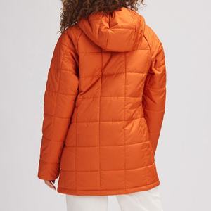 Chaqueta acolchada blanca de alta calidad para mujer, abrigo corto de invierno impermeable con capucha, diseño personalizable, abrigo de moda - Product Image 5
