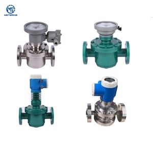 デジタルステンレス鋼オーバルギア流量計 LCDディスプレイ NPT/BSPネジ接続 液体/油/流体 +/-0.5%精度 OEM - Product Image 6