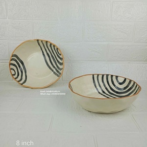 ชามเซรามิกเคลือบเงาทนทานเตาอบไมโครเวฟและตู้แช่แข็ง - Product Image 1