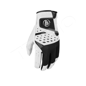 Guantes cómodos de cuero Pu de primera calidad transpirables con dedos abiertos para exteriores e interiores para juegos de golf para adultos - Product Image 3