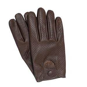 Gants en cuir véritable avec logo personnalisé pour hommes pour la conduite, le cyclisme et la salle de sport-Gants d'hiver chauds et confortables et raisonnables - Product Image 4