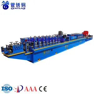 중국의 GXG 기술 정밀 원형 사각 고주파 용접 파이프 기계 ERW 튜브 밀 생산 라인 제조업체