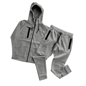 100% Cotton Custom Made Training Comfortable Activewear Men Zipper <b>Tracksuits</b> Customized Breathable Men Blank <b>Tracksuits</b> - Product Image 1