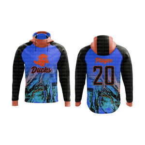 2023 hommes ODM pluvier sweat haute qualité mouche sublimé impression 3D col à capuche Techniques numériques bouffée taille 6XL personnalisable - Product Image 5