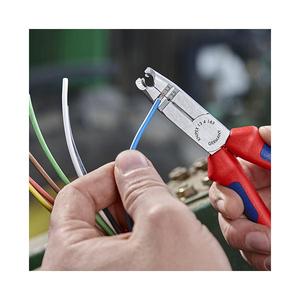 For Knipex 165mm Black Atramentized Polished Stripping Pliers with Multi-Component Grips - Product Image 2