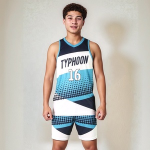 Uniforme de basket-ball unisexe personnalisé avec impression par sublimation, logo d'équipe personnalisé, nom et numéro, taille plus, vêtements de sport personnalisés - Product Image 5