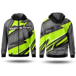 Sudadera con Capucha Personalizada Unisex de Invierno, Sublimación Digital, Impresión Completa, 100% Algodón, Felpa, con Cremallera, Bordada, para Varias Tallas - Product Image 4