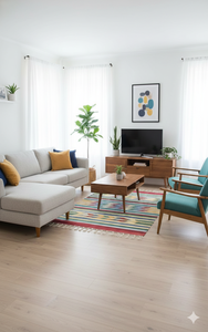 Alfombra Rectangular de Felpa de Algodón Tejido con Reverso Reversible, Lavable a Máquina, con Diseño Floral para el Hogar, Campamentos y Viajes - Product Image 4