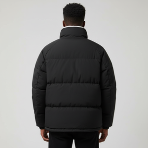 Veste d'hiver tendance pour homme, doudoune, doublure en polyester, imperméable, respirante, bomber épais, style urbain - Product Image 6