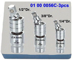 Junta universal de 3 vías de OEM ODM, proveedor de Taiwán, con acabado cromado mate - Product Image 3