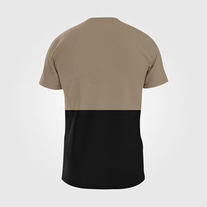 OEM personnalisé 100% polyester Gym Fitness T-Shirt séchage rapide respirant vêtements de sport décontractés solide motif avant vierge en gros - Product Image 3