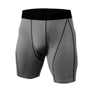 Short de compression personnalisable avec logo nouveau design pour homme Short de compression longueur spandex sous couche pour homme - Product Image 5