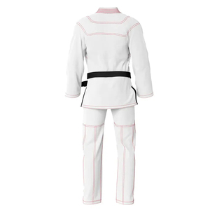 Venta al por mayor de Kimono de Jiu-Jitsu personalizado BJJ Gi Trajes Brasileño Jui Jitsu Uniforme Blanco Judo Estilo de Artes Marciales Ropa de Artes Marciales - Product Image 4