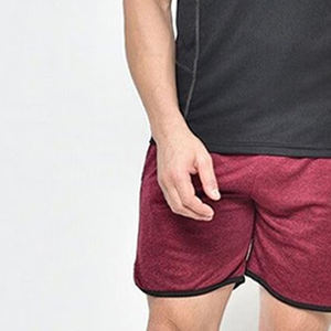 Wholesale High Quality Custom <b>Men's</b> Heavyweight Polyester Gym Running <b>Shorts</b> Solid Pattern Printed - Product Image 5