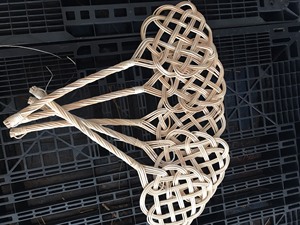 Natural Rattan <b>Rug</b> Beater 28 Inch Eco Friendly Carpet Dust Beater Double Loop Design Vietnam Factory Manufacturer - Product Image 1
