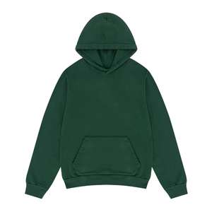 Sudadera con capucha de algodón de alta calidad para usar durante todo el día Estilo de calle de color sólido Cómodo y duradero para primavera e invierno - Product Image 2