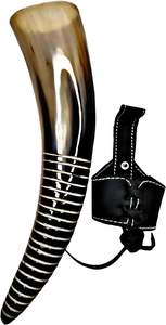 Nouveauté Viking corne à boire corne de buffle support meilleure qualité style animal indien - Product Image 2