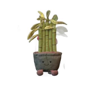 Adorable Peluche de Bambú de la Suerte Unisex, Relleno de Algodón PP Súper Suave, 25 cm, Regalo de Cumpleaños Perfecto para Niños - Product Image 5