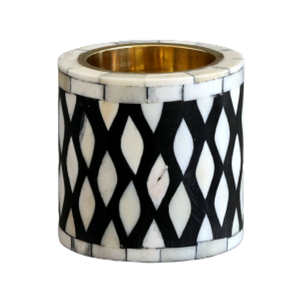 Fine Quality White <b>Bone</b> Inlay Oud Burner Latest Design Round Incense and Bakhoor Burner for Religious Use - Product Image 2