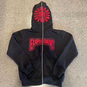 OEM Custom <b>Cotton</b> Print Men's Winter Tracksuit <b>Raw</b> Hem Edge Hoodie with for Puff Print Pant Stacked Flared Jogger Two-Piece Set - Product Image 2
