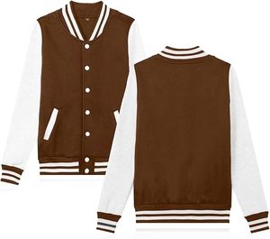 Chaqueta Varsity Personalizada con Ribete en Verde y Blanco, Transpirable, de Secado Rápido, Estilo Bomber, para Adultos, Informal, para Primavera - Product Image 2