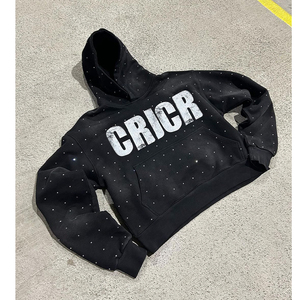 Mujeres moda OEM Streetwear invierno personalizado peso pesado algodón impreso cara completa cremallera Sudadera con capucha temporada hecha en Pakistán - Product Image 3