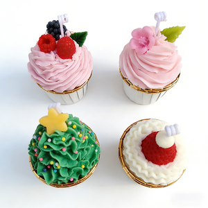 Candele Profumate Creative a Forma di Torta e Biscotto, Regali di Compleanno Originali, Candela Aromaterapica per Decorazione Interna - Product Image 3