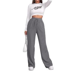 Pantalons de survêtement baggy pour femmes Vêtements de détente aux chevilles évasées confortables avec pantalons de survêtement à la mode coupe décontractée - Product Image 5