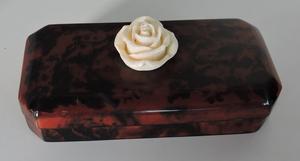 Hecho a mano de madera y resina pulido a mano de alta calidad tipo de regalo joyero embalaje de joyería - Product Image 4