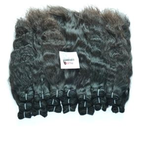 Extensions de cheveux humains vierges bruts non traités, alignés sur les cuticules, naturels péruviens, ondulés, donneur unique, produit original de qualité supérieure - Product Image 1