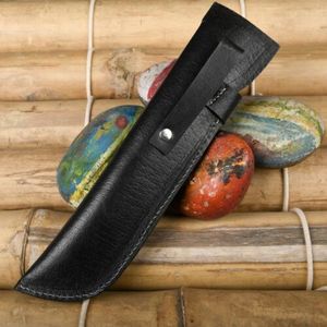 Gaine de ceinture de haute qualité faite à la main pour couteaux utilitaires en cuir pur avec finition cousue à la main matériau portable et inoxydable - Product Image 5
