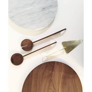 Ensemble de serveur de salade postmoderne simple avec poignée mince Ustensiles de cuisine fantastiques - Product Image 4