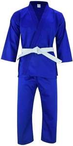 High Performance Blue Karate Gi con cinturón Uniforme ligero unisex para práctica de artes marciales y eventos de Campeonato - Product Image 5