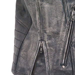 Chaleco de moto de cuero de secado rápido transpirable para hombre, logotipo impreso personalizado, accesorio de invierno sin mangas de alta calidad único - Product Image 4