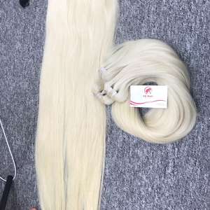 ผมต่อแบบมนุษย์บริสุทธิ์100% เรมี่เครื่องยืดผม100gr คู่ - Product Image 2