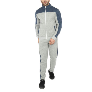 Streetwear d'hiver pour hommes, ensemble de survêtements d'entraînement solides et lourds 100% coton, ensemble de survêtements de gym et de jogging, vente en gros - Product Image 6