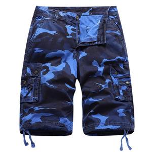 Vente en gros de shorts d'entraînement tactiques d'extérieur pour hommes, pantalons courts multi-poches imperméables à séchage rapide et à motif solide - Product Image 4