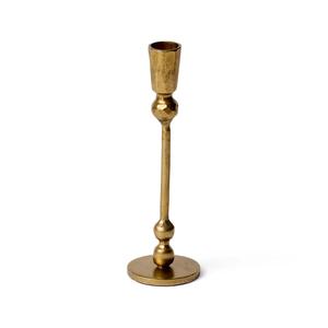 Petit bougeoir en métal de finition dorée élégante Bougeoir en métal personnalisé fait à la main - Product Image 1