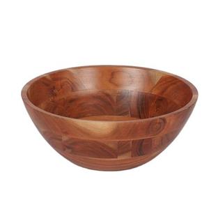 Tazón para Servir de Madera de Acacia, Ecológico, Biodegradable, Pulido, Liso, Apto para Uso en la Cocina, Apto para Lavavajillas - Product Image 4