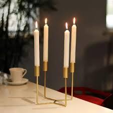 Bougeoir cylindrique en acier inoxydable doré fait à la main, taille personnalisée pour les bougies décoratives à la maison - Product Image 4