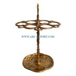 Lot de 2 porte-parapluie de décoration de maison de taille différente Art créatif porte-parapluie galvanisé à la main pour les meilleures ventes en Inde - Product Image 4