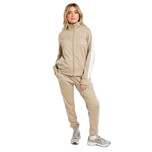 ชุดวอร์มผู้หญิงไซส์ใหญ่พร้อมโลโก้สั่งทำ ผ้าฝ้ายฟลีซ 100% แฟชั่นปี 2026 ชุดออกกำลังกายและเล่นกีฬา ซิปครึ่งตัว ชุดลำลองอุ่นสบาย - Product Image 1