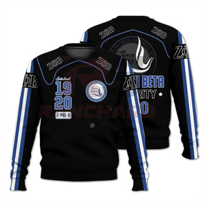 Sudadera Personalizada para Hermandad Masculina con Letras Griegas, Sudadera con Capucha para Hermandad Masculina, Ropa de Vida Griega - Product Image 2