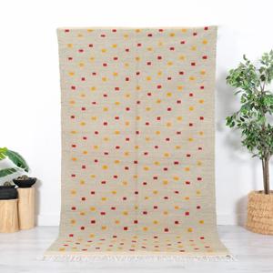 Auténticas Alfombras Marroquíes Hechas a Mano de Lana, Diseños Berber Tradicionales, Estilos Vintage Modernos para Decoración del Hogar - Product Image 1