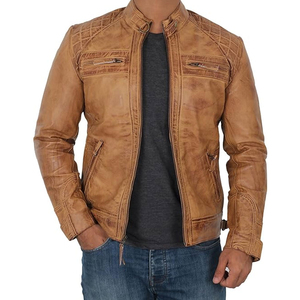 Chaqueta de Motociclista de Moda de Invierno para Hombre, de Lona, Ecológica, Resistente al Viento, con Diseño de Logotipo Personalizado, Proveedor - Product Image 1