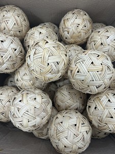ลูกบอลหวายสำหรับตกแต่งบ้านทำจากหวายสำหรับตกแต่งบ้านทำด้วยมือจากเวียดนาม - Product Image 3