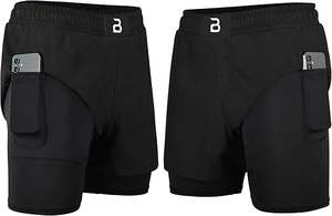 กางเกงมวยผ้าแห้งเร็วสำหรับผู้ใหญ่พิมพ์ลายดิจิทัลหดได้ - Product Image 1